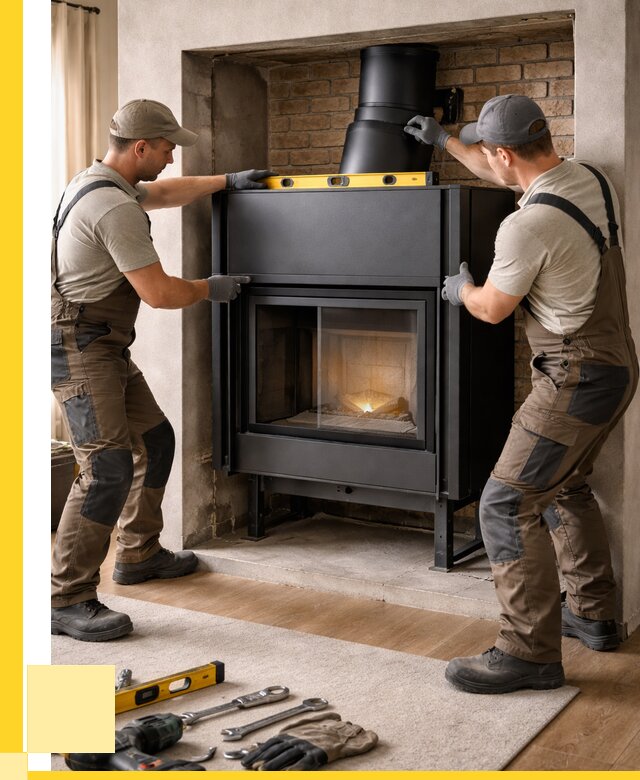 Установка каминных топок в Братске под ключ от 18367 р. | ЭриданБрт