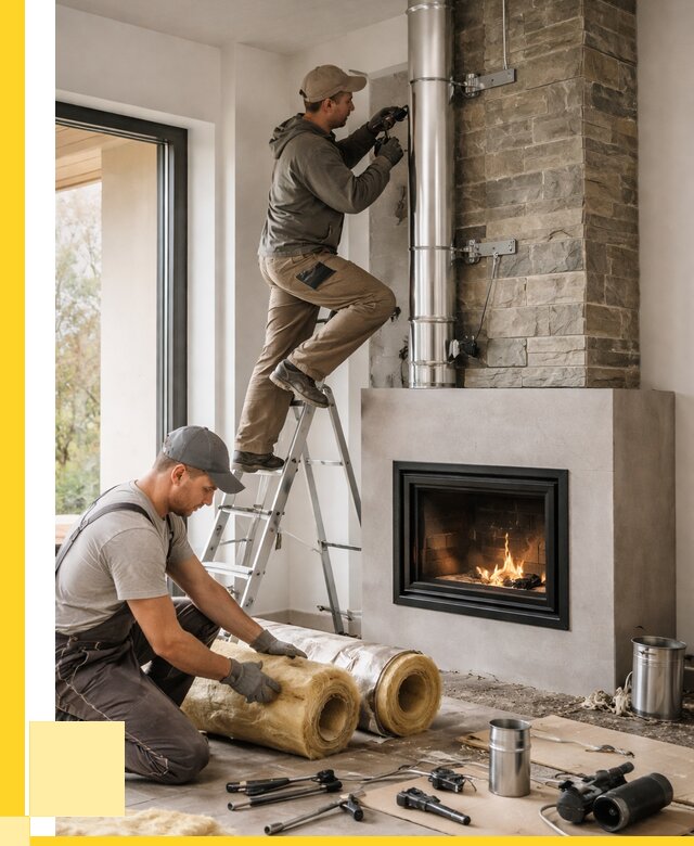 Монтаж дымоходов для каминов в Братске от 15306 р. ЭриданБрт