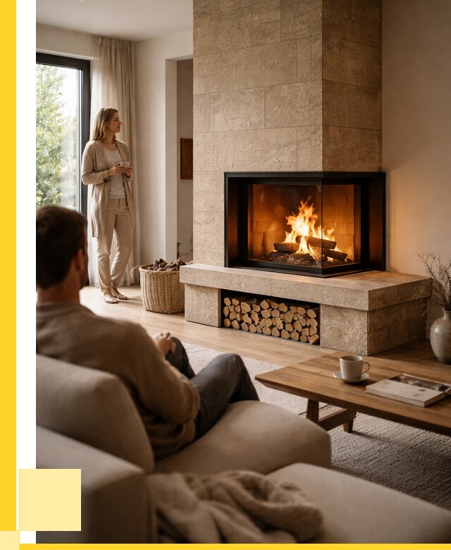 Угловые камины из кирпича установка в Братске от 153060 р. ЭриданБрт