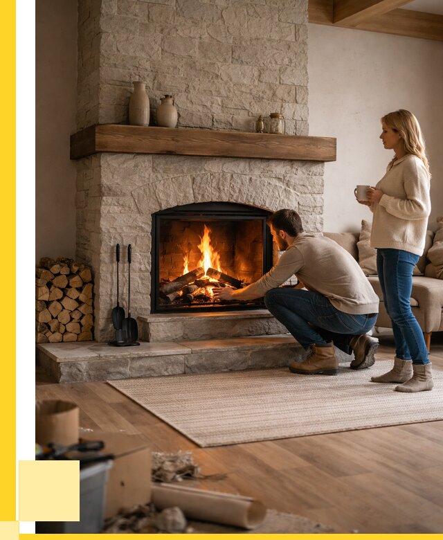 Камины для загородного дома в Братске от 357140 р., ЭриданБрт