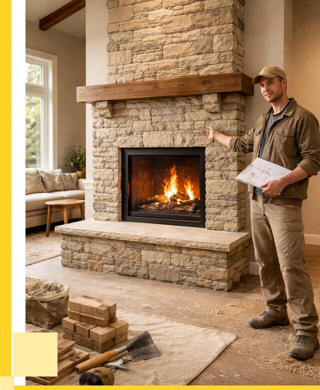 Камины под ключ в Братске от 183672 р. | ЭриданБрт — установка