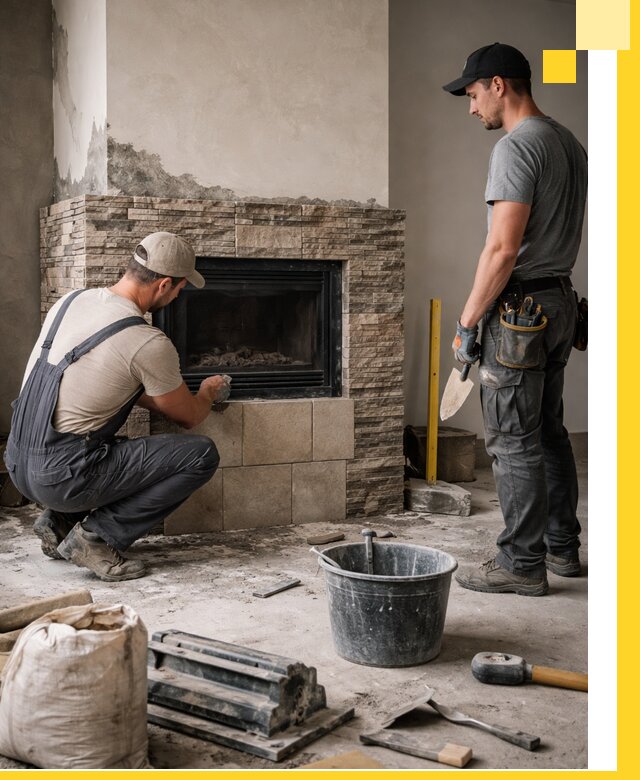 Камины под ключ в Братске: проект, изготовление и монтаж