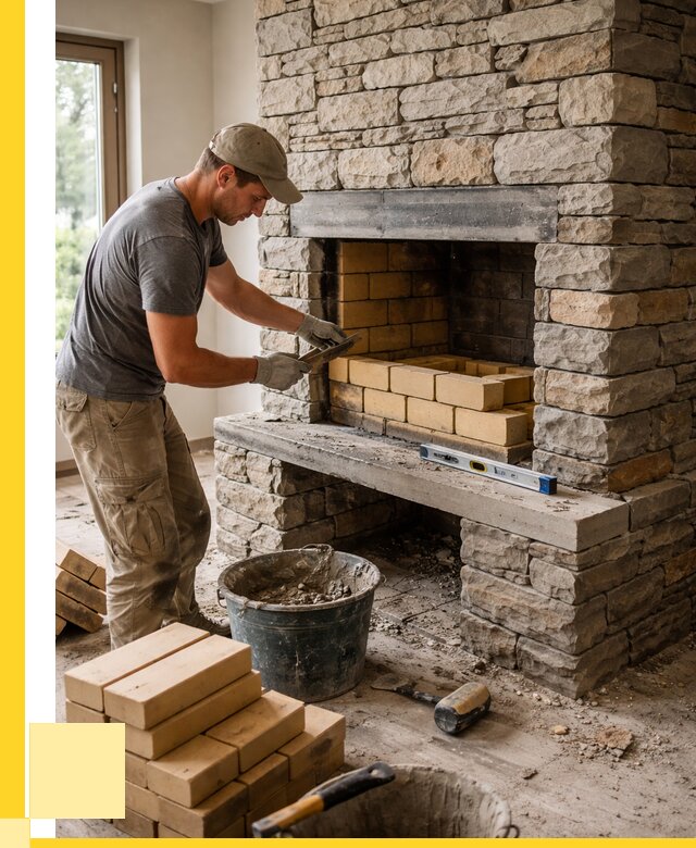 Кладка каминов и камина в Братске от 25510 р. ЭриданБрт