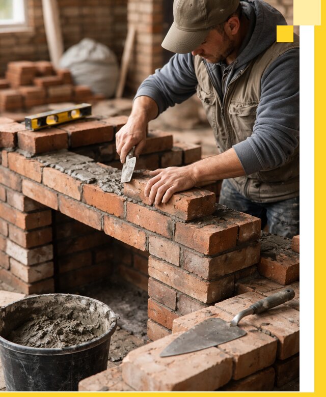 Кладка каминов под ключ в Братске профессиональная отделка и монтаж