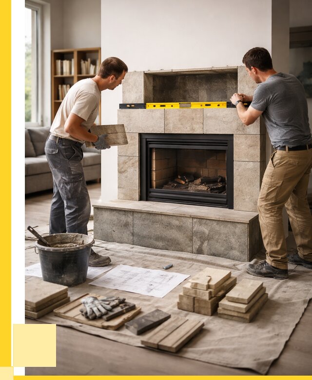 Монтаж каминов и установка в Братске от 45918 р. | ЭриданБрт