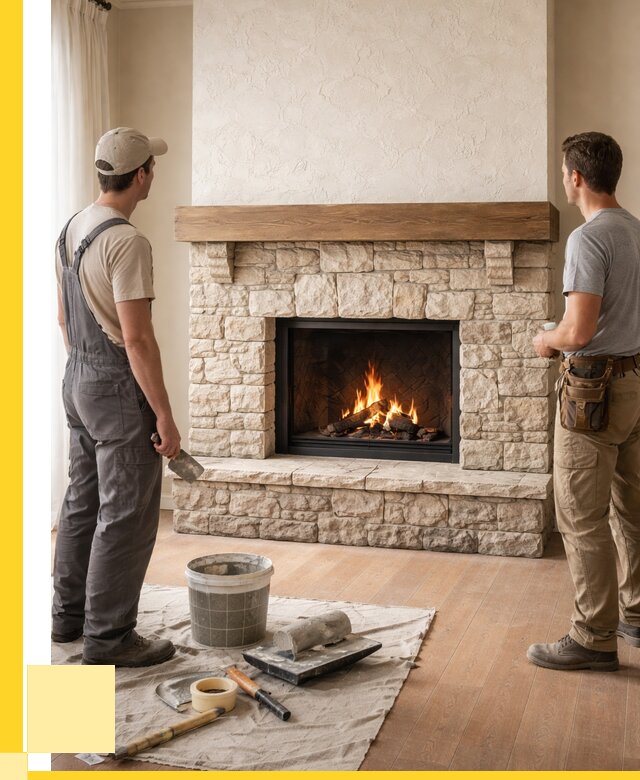 Отделка каминов в Братске от 6633 р. под ключ | ЭриданБрт