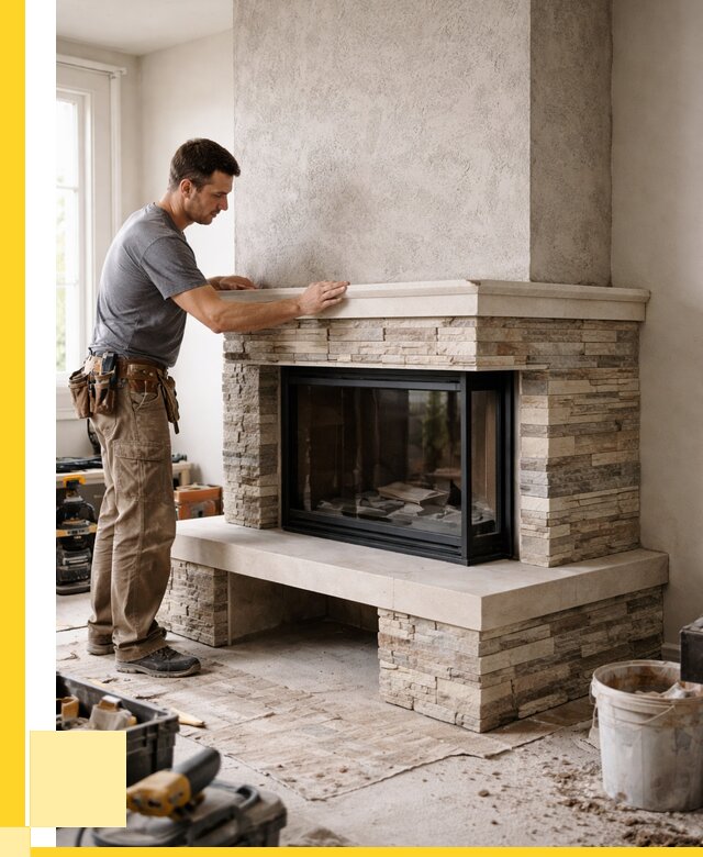 Изготовление каминов под ключ в Братске от 153060 р. | ЭриданБрт