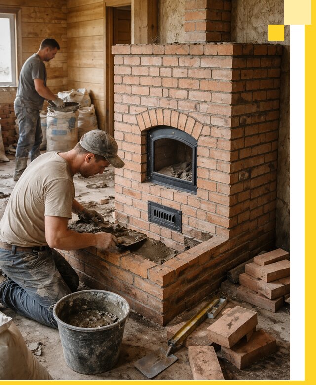 Профессиональное строительство печей в Братске под ключ