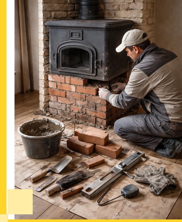 Ремонт печей в Братске от 12245 р., услуги печника ЭриданБрт