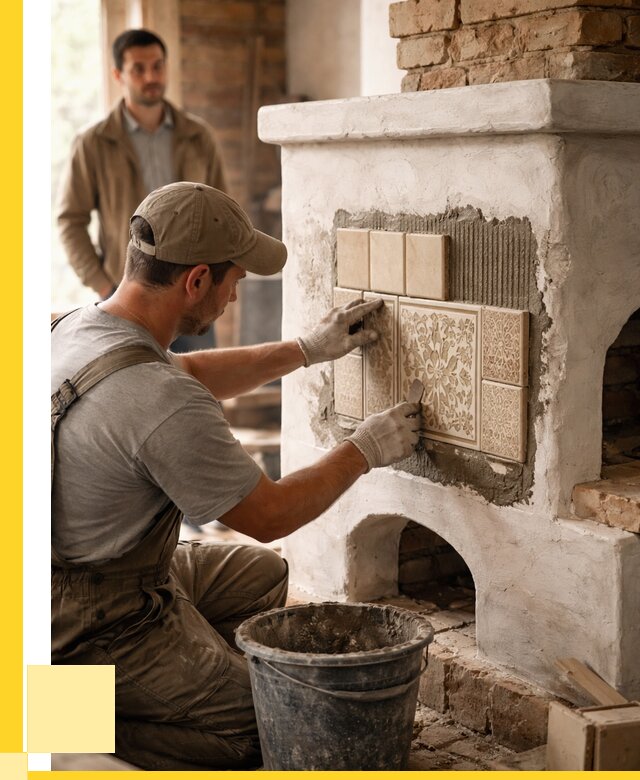 Отделка печей и банных печей в Братске от 35714 р. | ЭриданБрт