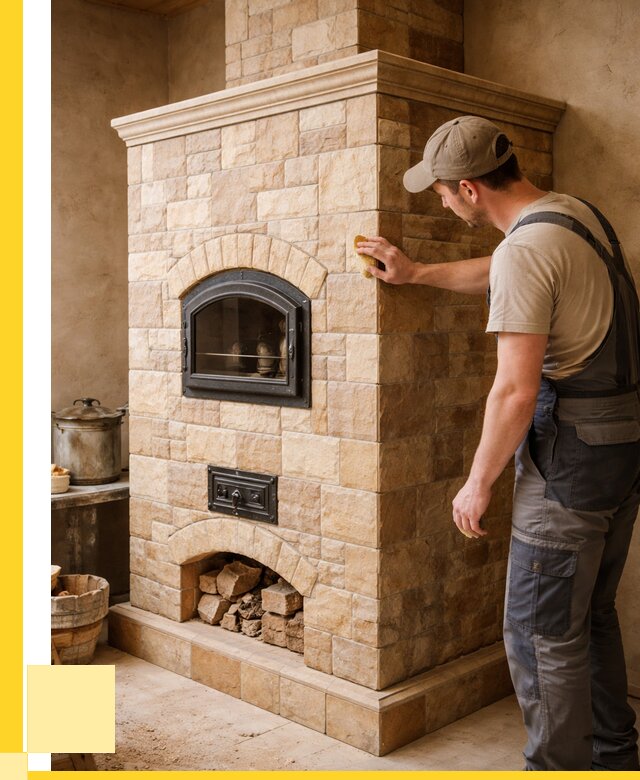 Облицовка печей в Братске от 4592 р. под ключ | ЭриданБрт