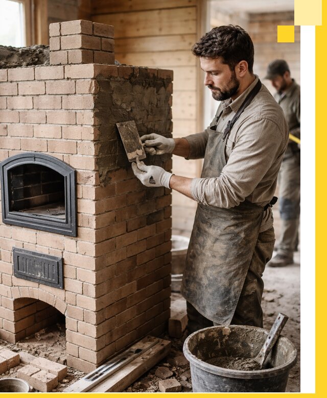 Изготовление и установка печей-шведок под ключ в Братске