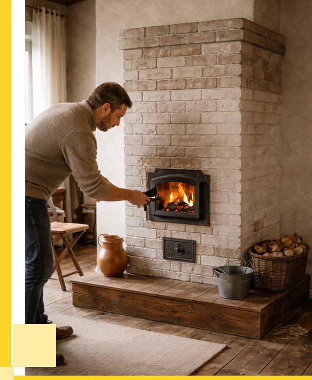 Печь голландка из кирпича в Братске от 86734 р. | ЭриданБрт