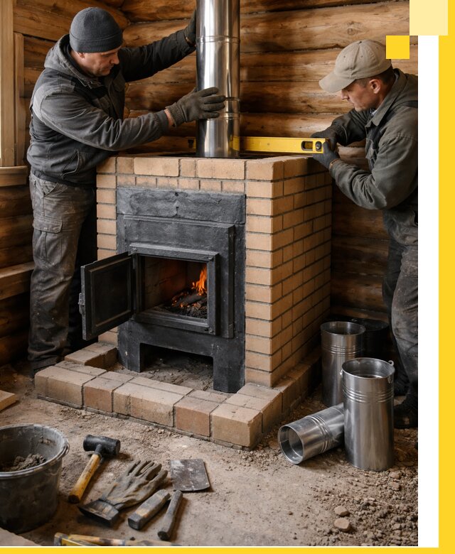 Проектирование, изготовление и установка банных печей в Братске