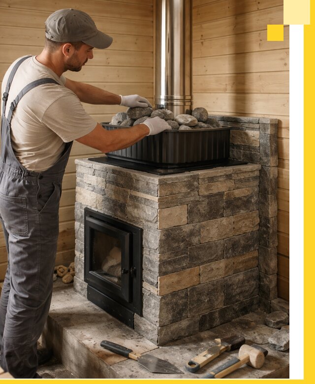 Печи для парной в Братске, производство, монтаж и обслуживание