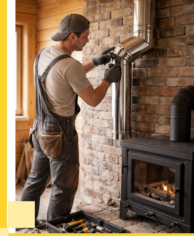 Монтаж дымоходов для печей в Братске от 7653 р. | ЭриданБрт