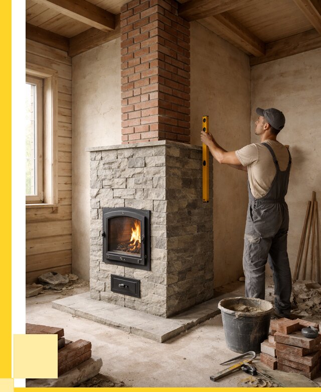 Печи и дымоходы под ключ в Братске от 45918 р., ЭриданБрт