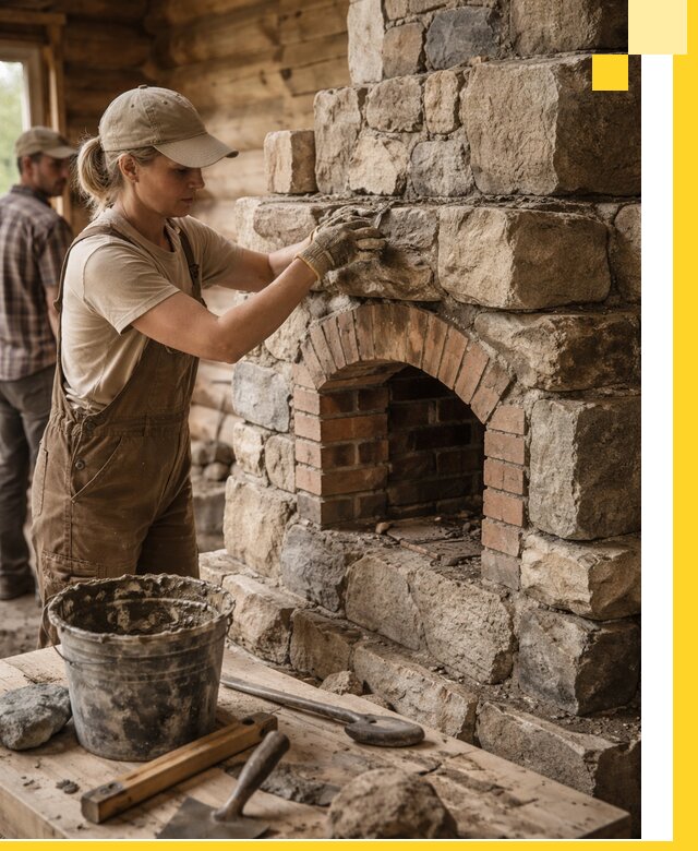 Каменные печи на заказ и монтаж в Братске, долговечные решения