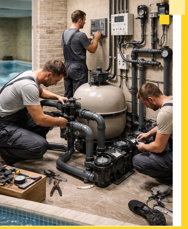 Комплексное оборудование для бассейнов под ключ в Братске