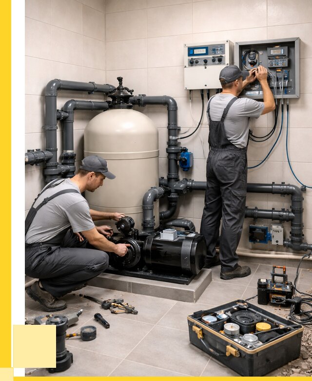 Монтаж оборудования для бассейнов в Братске от 40816 р. | ЭриданБрт