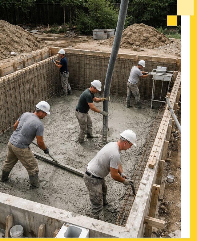 Строительство бетонных бассейнов под ключ в Братске