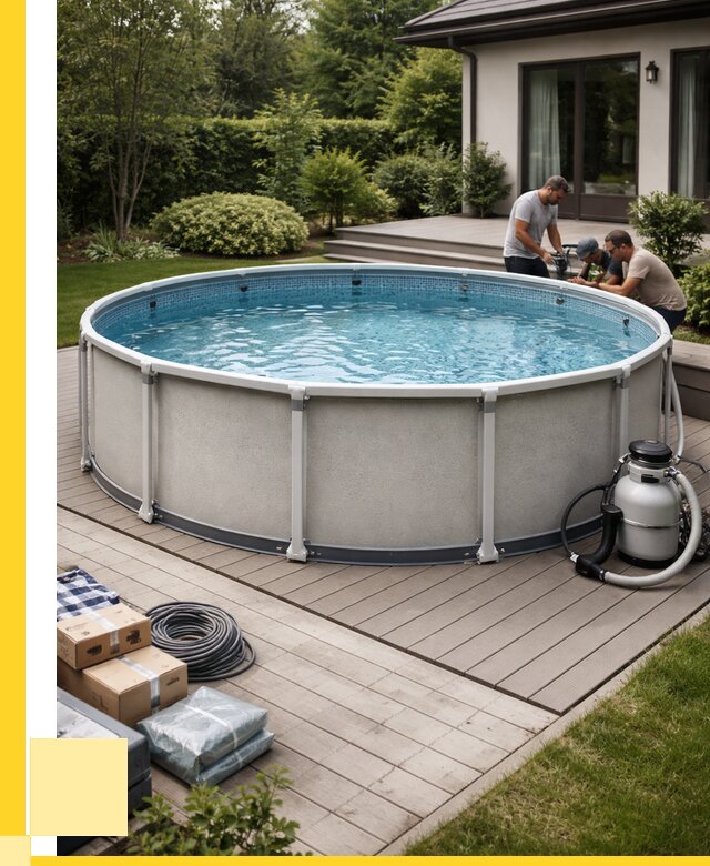 Купить каркасные бассейны в Братске от 45918 р. | ЭриданБрт