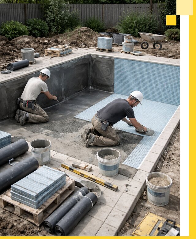 Проектирование и строительство стационарных бассейнов в Братске