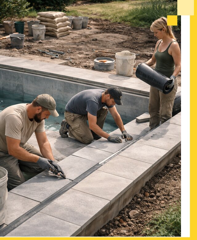 Строительство и монтаж уличных бассейнов под ключ в Братске