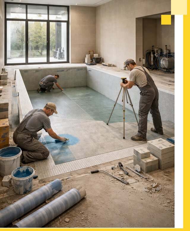 Проект и строительство закрытых бассейнов в Братске под ключ