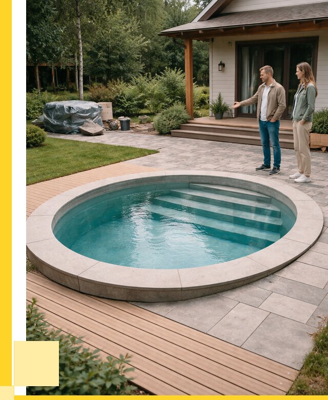 Бассейн на даче под ключ в Братске от 204080 р., ЭриданБрт