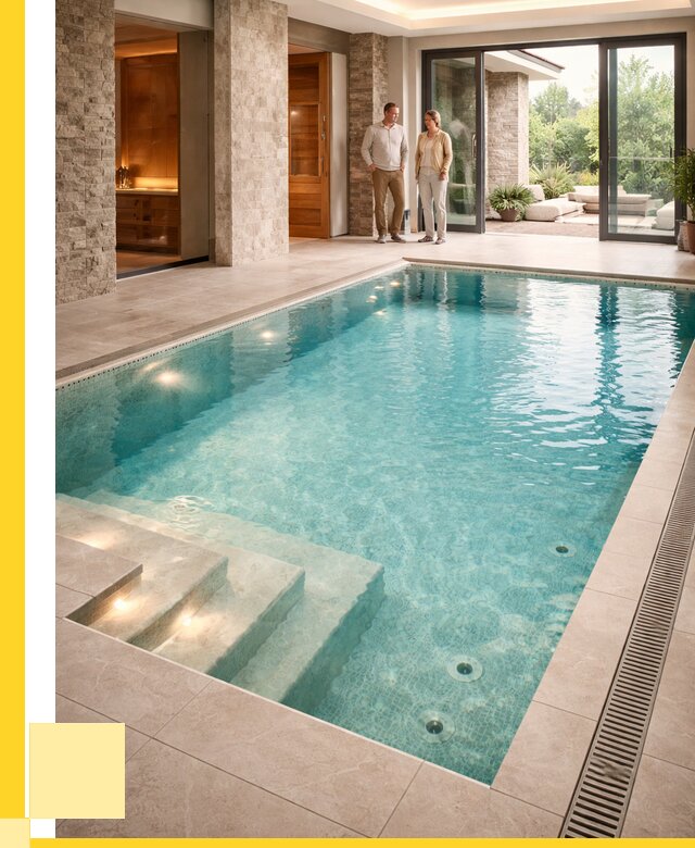 Бассейн во дворе в Братске: проект, отделка от 1224480 р. | ЭриданБрт