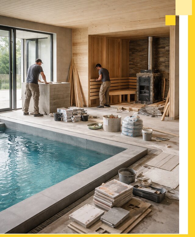 Проектирование и строительство бань с бассейном в Братске