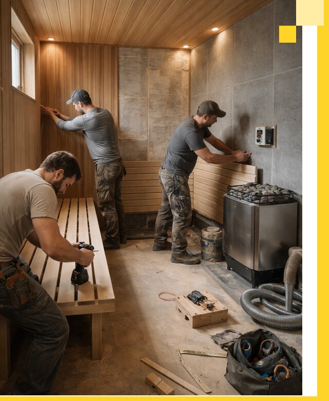 Сауны под ключ в Братске, проектирование, строительство, отделка