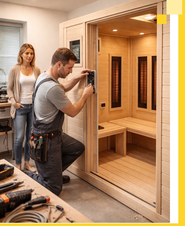 Инфракрасные сауны под ключ в Братске продажа и установка