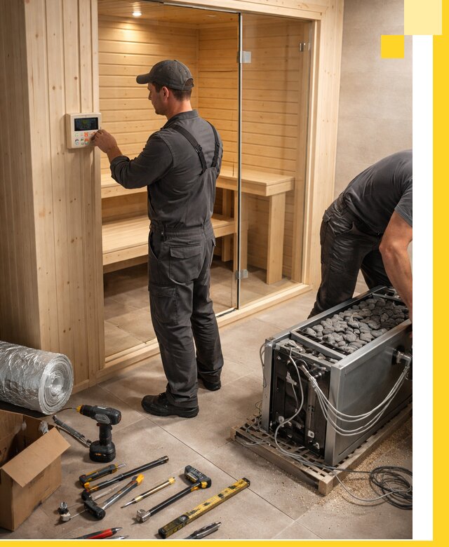 Поставка, установка и монтаж электрических саун в Братске