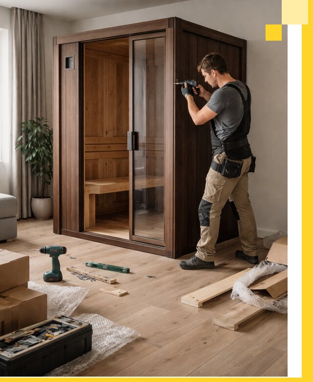 Установка и производство мини саун под ключ в Братске