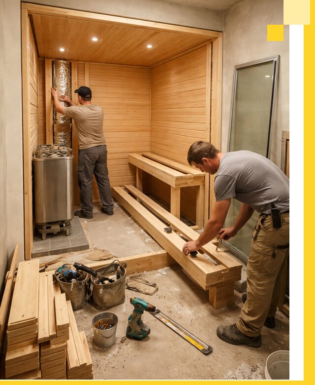 Проектирование и установка домашних саун под ключ в Братске