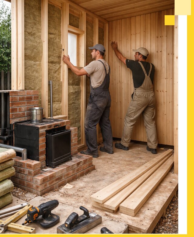 Строительство и установка дачных саун под ключ в Братске