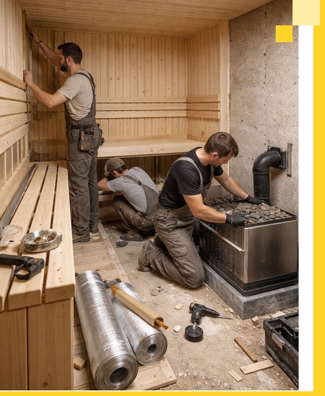 Индивидуальные сауны на заказ в Братске под ключ, проект и монтаж