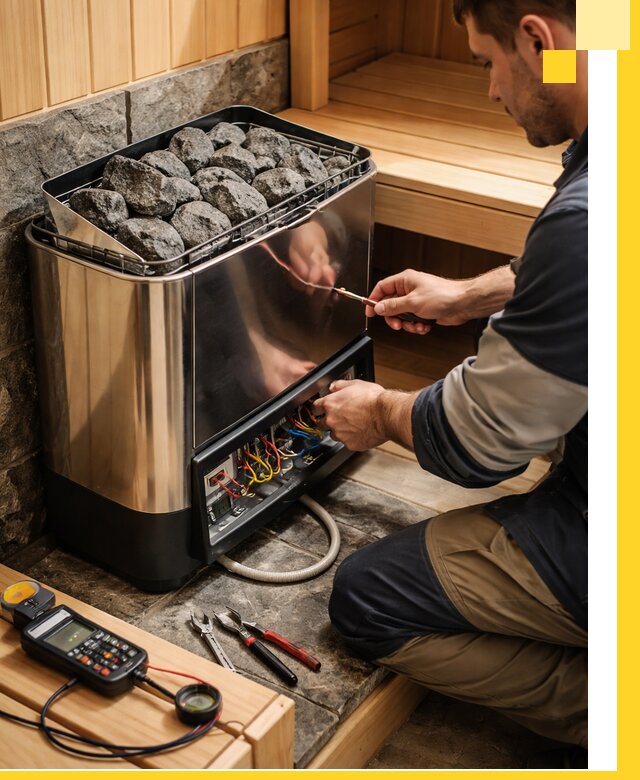 Продажа и установка электрокаменок для саун в Братске