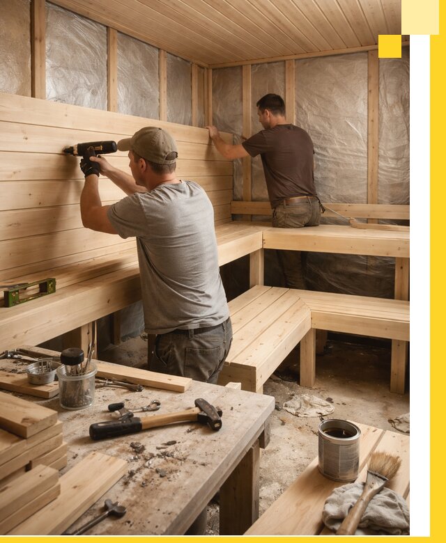 Профессиональная отделка бань и саун под ключ в Братске