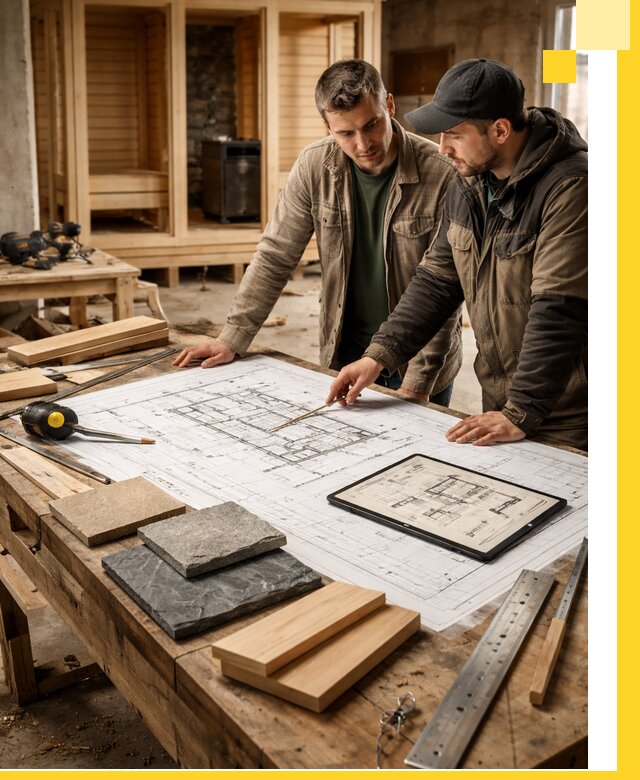 Проекты бань под ключ и планы строительства в Братске