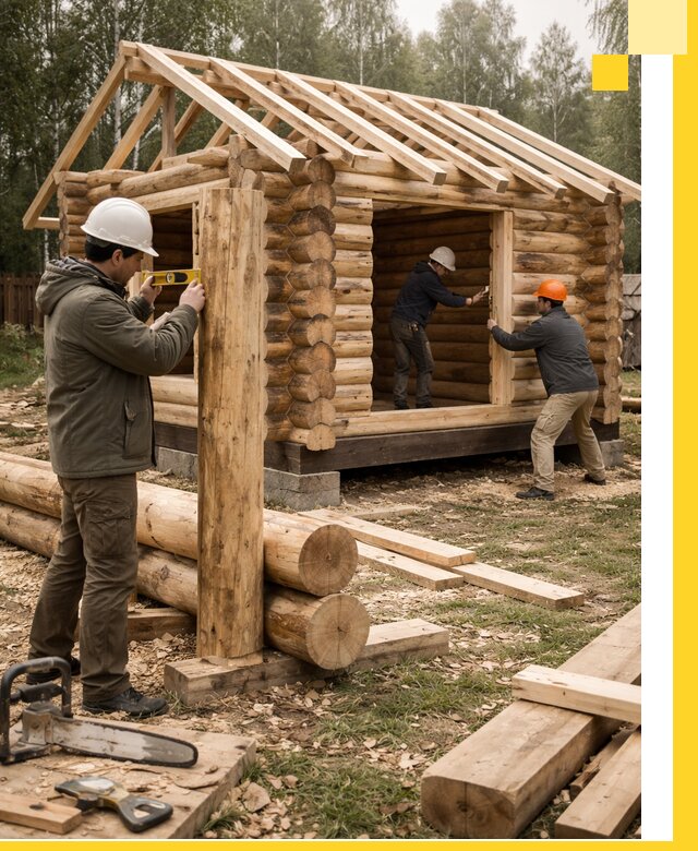 Строительство бань для дачи под ключ в Братске с доставкой и монтажом