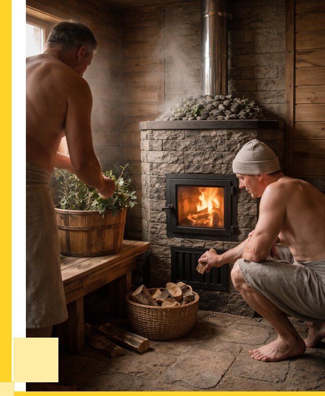 Банные печи под ключ в Братске от 45918 р. | ЭриданБрт кирпичная