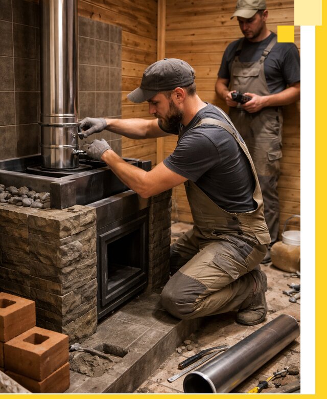 Изготовление и установка банных печей под ключ в Братске