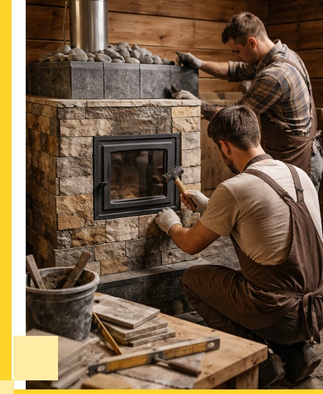 Облицовка банной печи в Братске от 15306 р. | ЭриданБрт