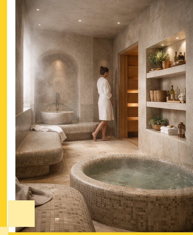 Строительство бани с хамамом в Братске от 765300 р. | ЭриданБрт