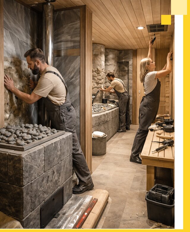 Строительство бань и SPA процедур в Братске под ключ и отделкой