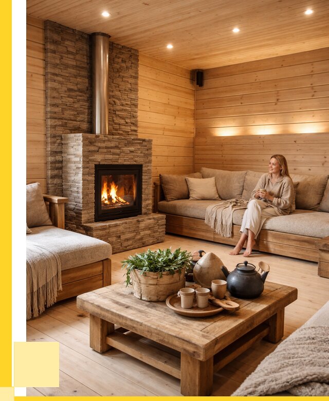 Проект бани с комнатой отдыха в Братске от 35714 р. | ЭриданБрт