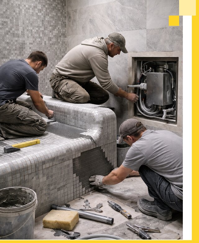 Проекты хамамов под ключ в Братске и дизайн и строительство